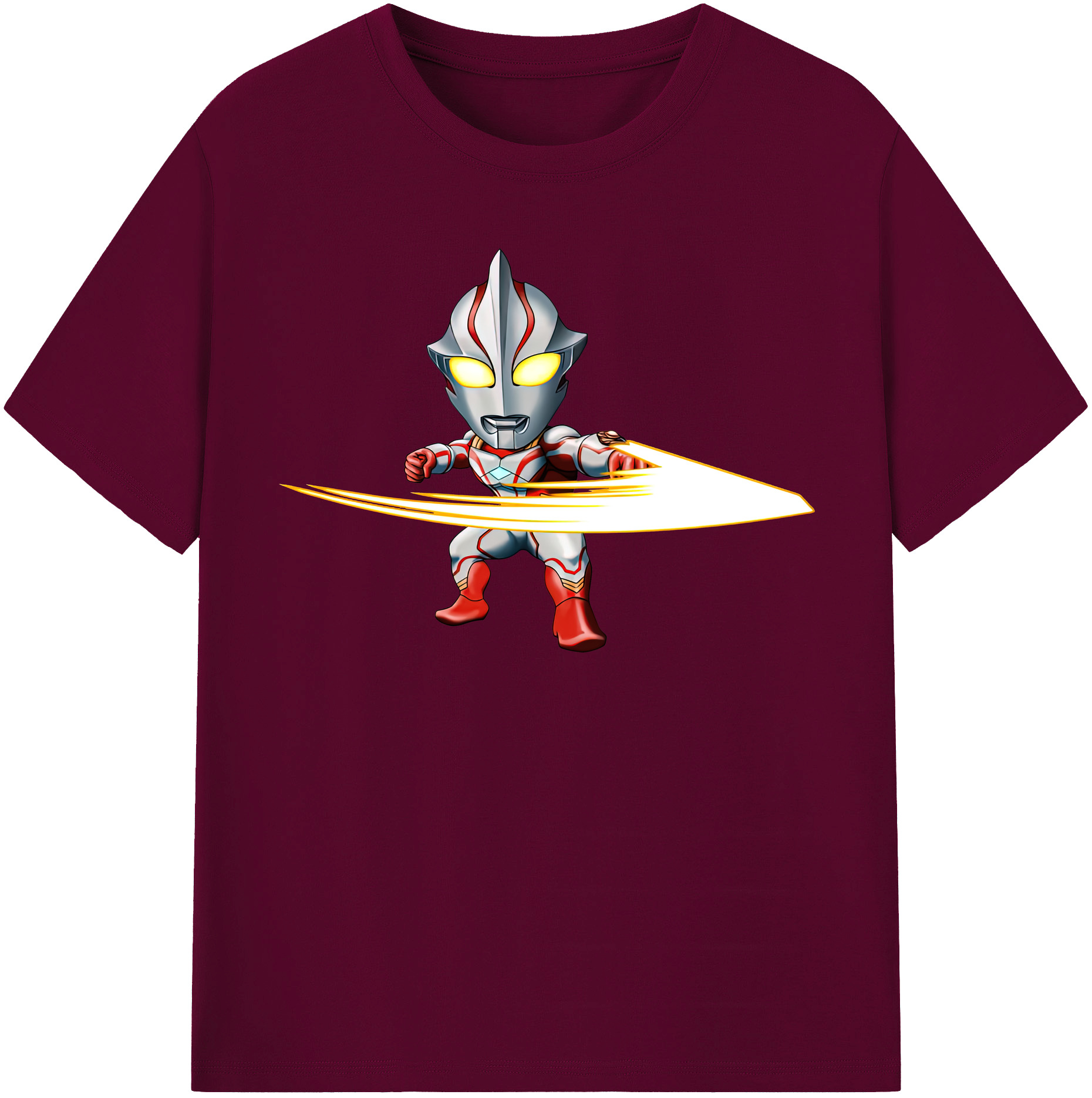 （画像用） ウルトラマン Ultraman レディースカジュアルプリントTシャツ（綿100％）